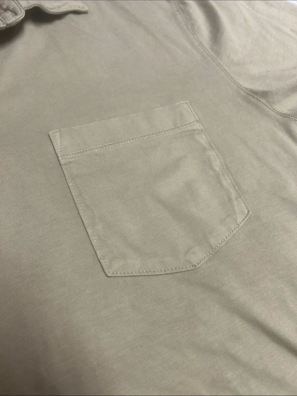 Banana Republic Men’s Polo Short Sleeve With Pocket Olive Green Size Medium
